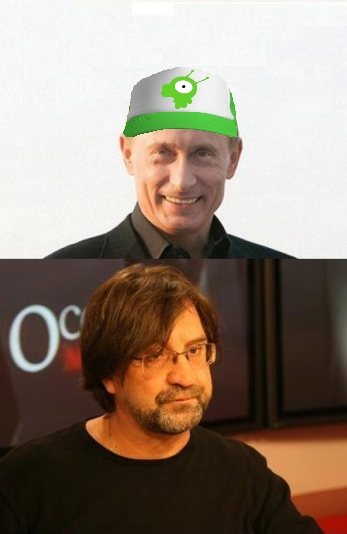 Шевчук и Путин (5 комиксов)