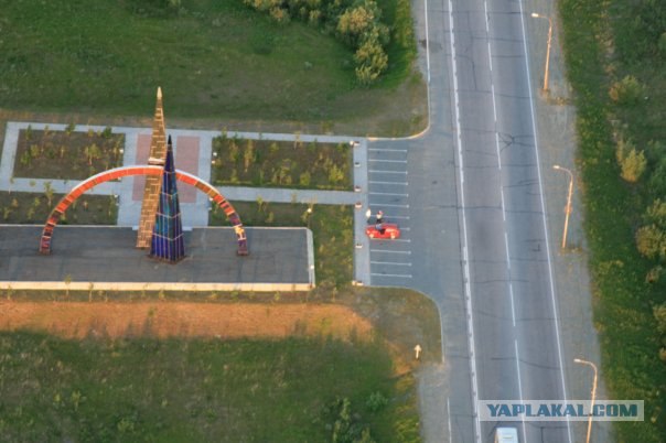 Салехард с высоты птичьего полета