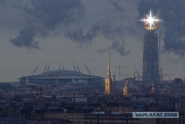 Башня "Газпрома" - самое высокое здание Европы