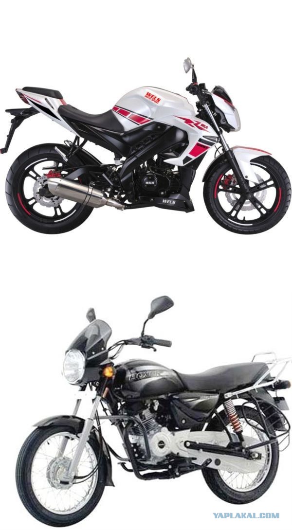 Выбор мотоцикла [две определенные модели]