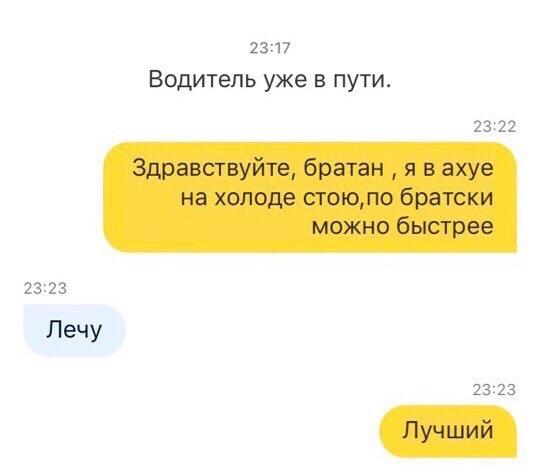 Небольшая порция среднеазиатского веселья из Яндекс.Такси