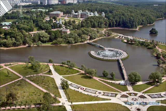 Москва с высоты птичьего полета (77 фото)