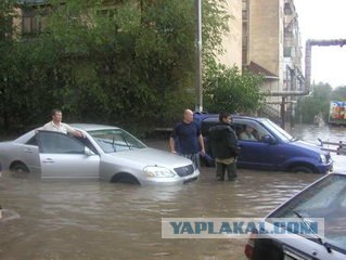 Ливень в Астрахани