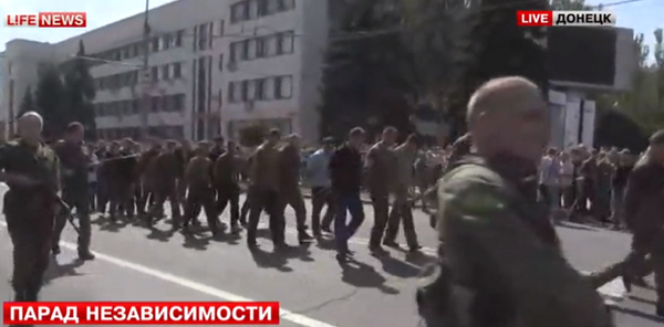 Битая укро техника в Донецке! парад