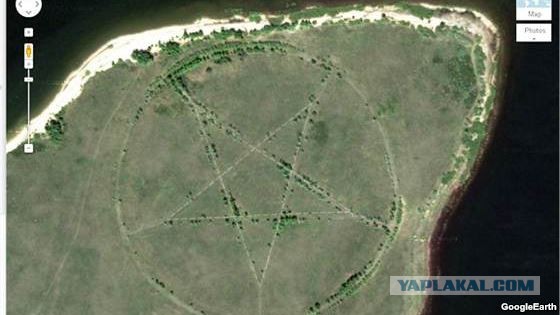 Координата Байконура на Google Earth