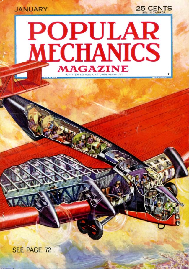 Технологическая утопия, которую мы потеряли: обложки журнала Popular Mechanics 30-х и 40-х годов