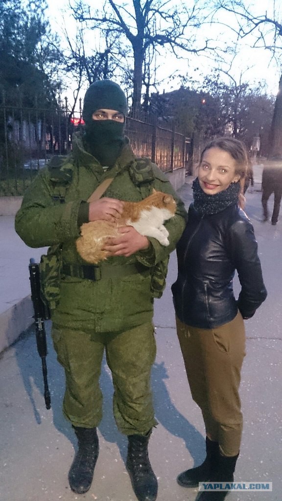 01.07.2014 центр Донецка, вежливые люди