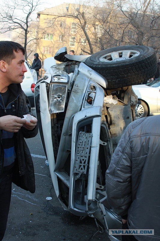 Широкомасштабное ДТП, Владивосток