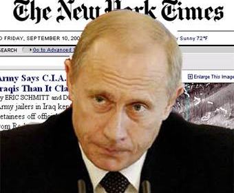 Путин в New York Times!