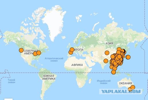 Интерактивная карта распространения коронавируса в КНР и странах мира