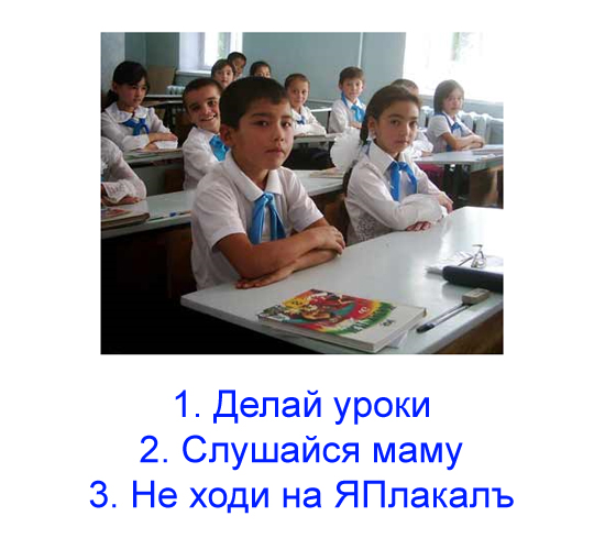 Школьникам на ЯПлакалъ