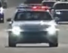 Москва. Утро. Кортеж президента Российской Федерации