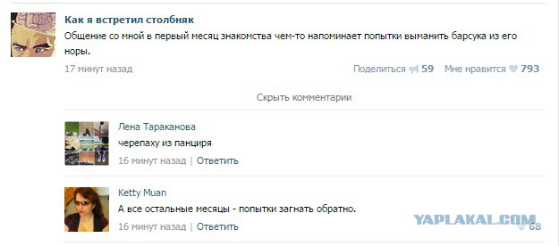 Смешные комментарии из социальных сетей