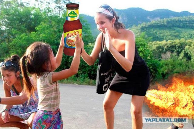 Фотожаба: любопытный парень