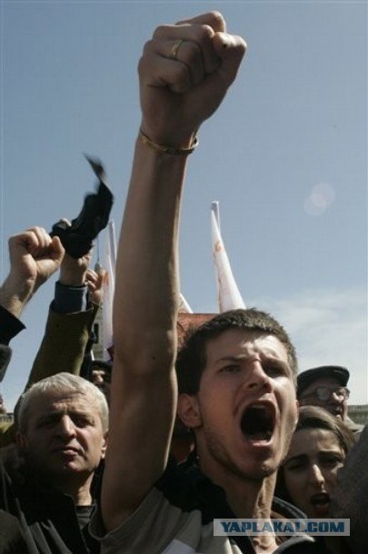 Митинг в Грузии
