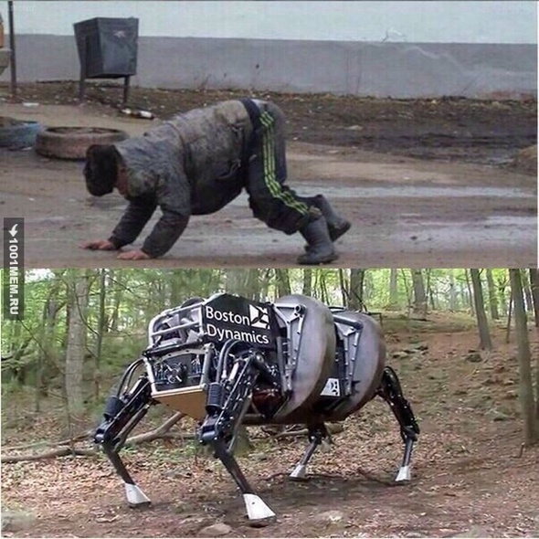 BostonDynamics выпустили новое видео со своим робопсом