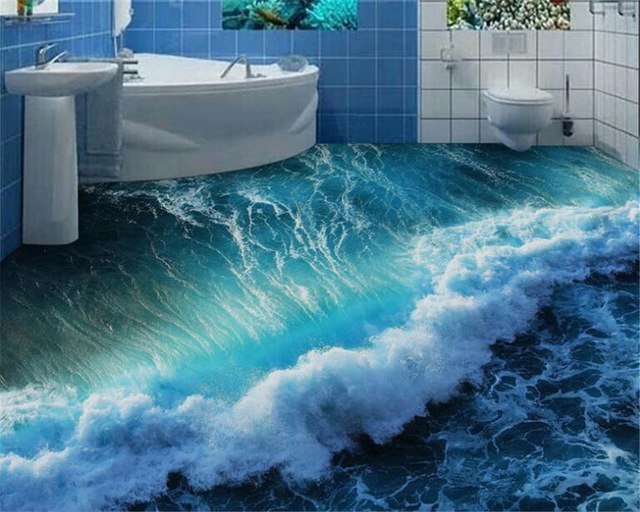 3D-полы, которые сделать у себя осмелится далеко не каждый