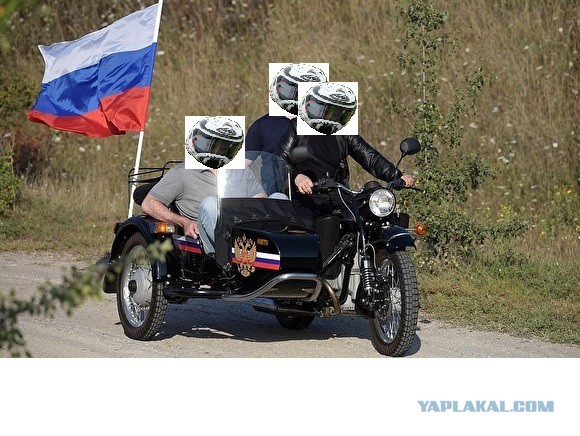 ГИБДД почему-то отказалась штрафовать Путина за езду на мотоцикле без шлема в Крыму