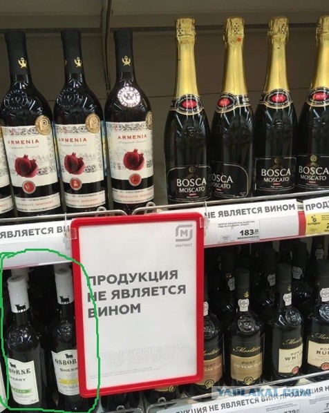 Продукция не является вином