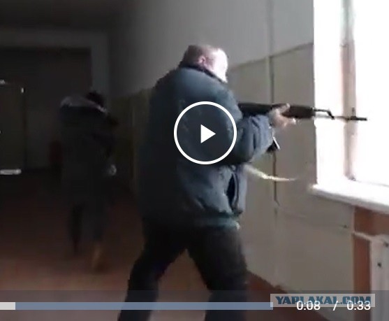 Обучение украинцев продолжается. На этот раз смоделировали ситуацию с  захватом  заложников
