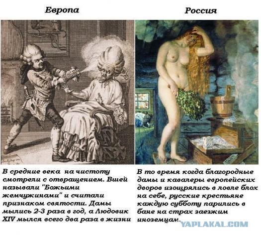 Интересные факты о гигиене Европы в 18 веке