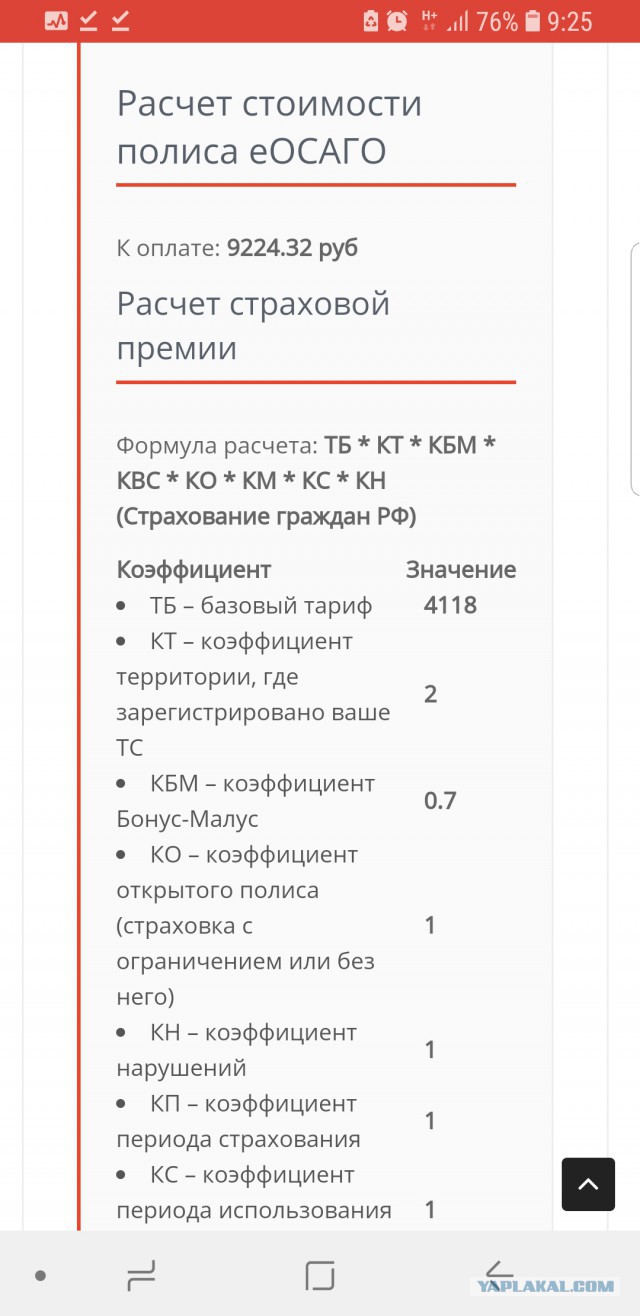 Езда без ОСАГО