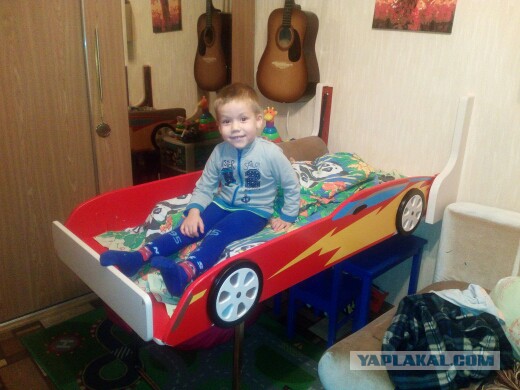 Первая тачка моего сына
