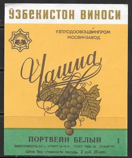 Этикетки вин периода СССР
