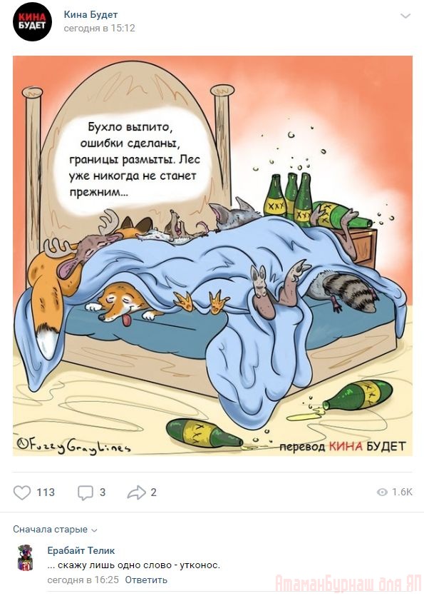 Комментарии к постам в разных группах, которые вызвали улыбку