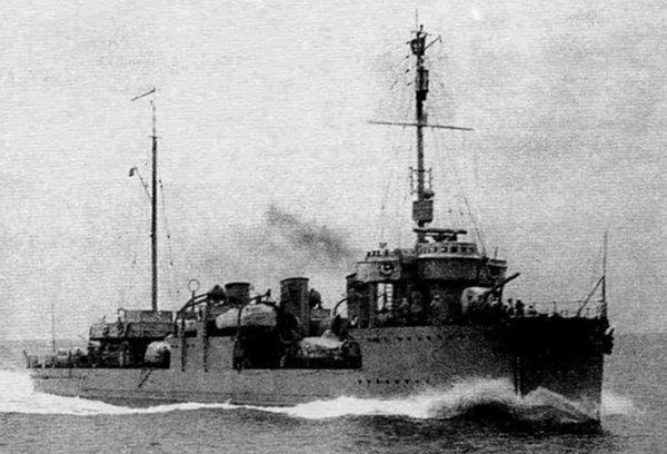 История гибели эскадренного миноносца "Беспощадный"