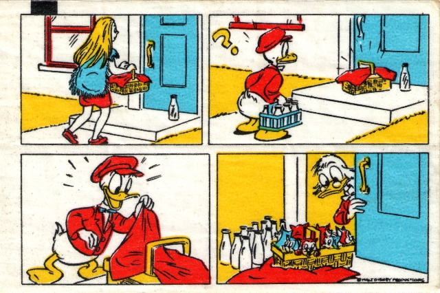 Коллекция вкладышей Donald (аж вкус почувствовал)