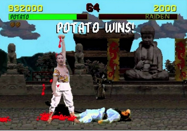 Мой друг нашел картошку!