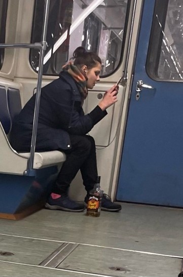 Модники из российского метрополитена