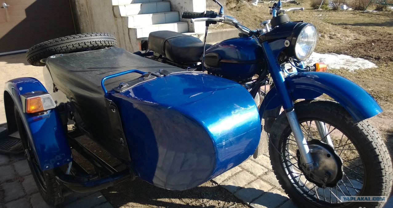 Мотоцикл в металлик хром