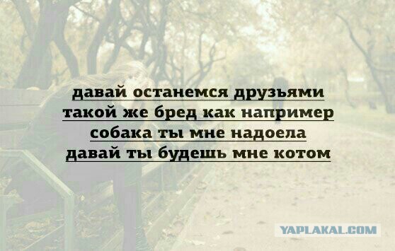 А как вы относитесь к своим бывшим?