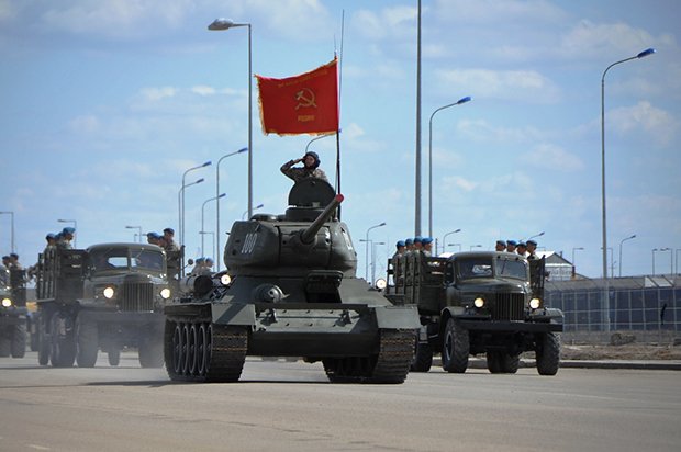 Подготовка к параду в Астане