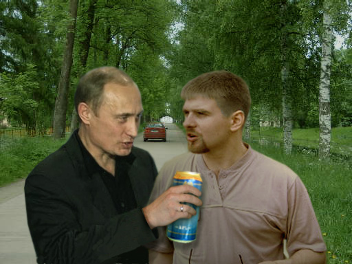 Фотожаба: Путин и священники