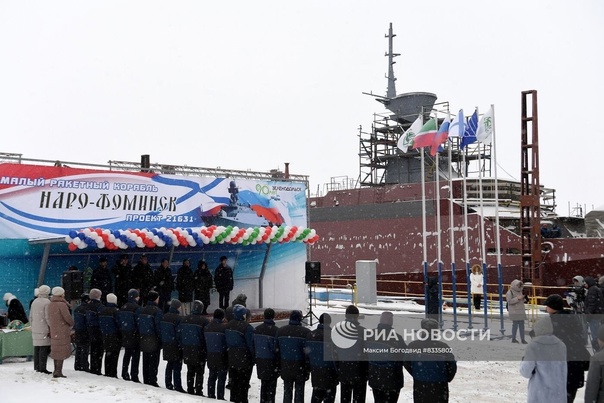 В Зеленодольске спустили на воду одиннадцатый "Буян-М"