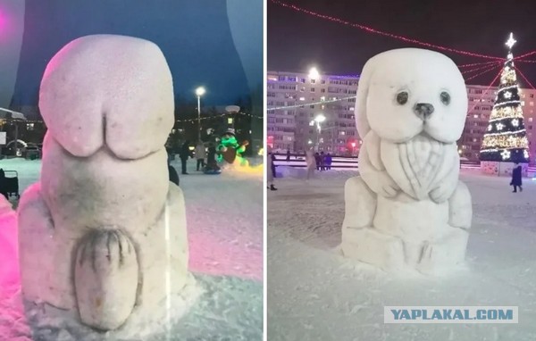 Снежные члены в Екатеринбурге вышли на новый уровень... четырехметровый уровень