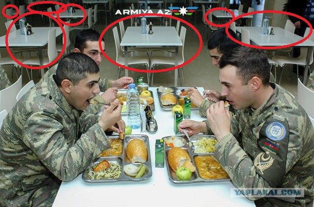 Как кормят солдат в азербайджанской армии