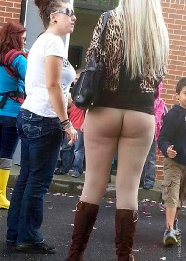 Телесного цвета леггинсы - самое странное и страшное изобретение моды