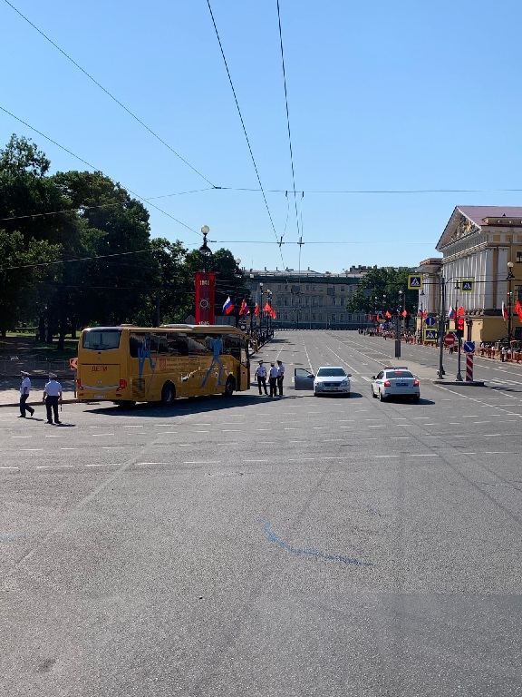 Техника уходит с Парада