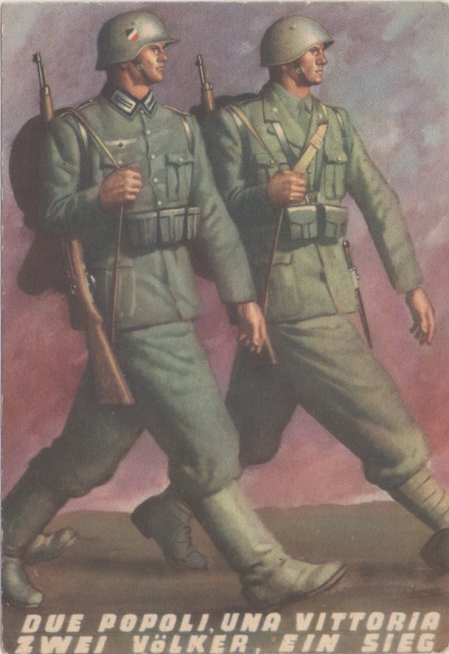 Итальянские пропагандистские плакаты времен Второй мировой войны