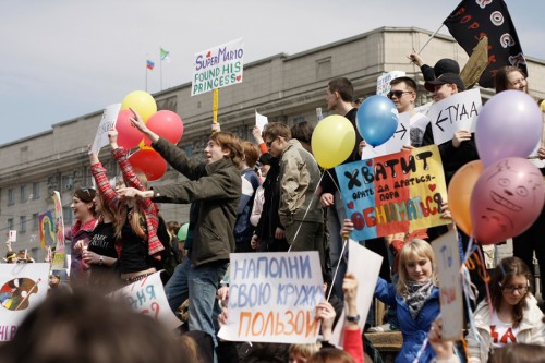 Монстрации в городах России (2010)