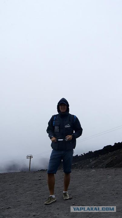 Извержение вулкана Этна в Италии