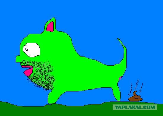 Paint рулит, коты гадят