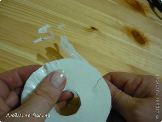 Игрушка своими руками: Полиэтиленовый кролик