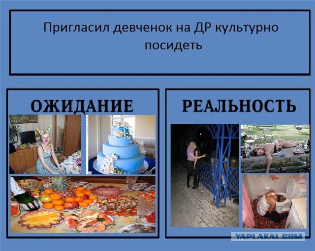 Фотожаба: Ожидание / Реальность