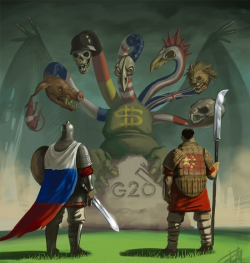 Карикатуры о России.