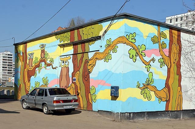 Цветные московские дворы